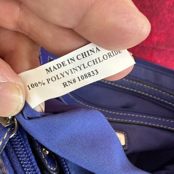 ROSETTI WOMEN PURSE HANDBAG SHOULDER NAVY BLUE 3 POCKET WITH ZIPPER SMALL - Picture 12 of 14